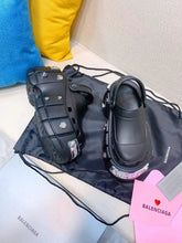 Load image into Gallery viewer, Balenciaga Pool Crocs Slide Sandal Black For Women
