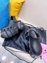 Load image into Gallery viewer, Balenciaga Pool Crocs Slide Sandal Black For Women