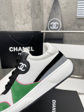 Load image into Gallery viewer, Chanel Trainers Sneakers White/Green