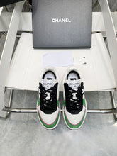 Load image into Gallery viewer, Chanel Trainers Sneakers White/Green