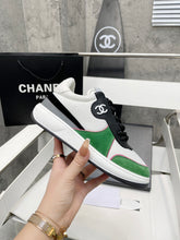 Load image into Gallery viewer, Chanel Trainers Sneakers White/Green