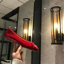 Load image into Gallery viewer, Chanel Women Ballerinas in Patent Calfskin Leather-Red