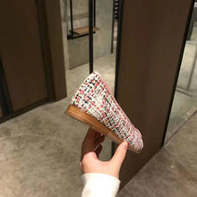 Load image into Gallery viewer, Chanel Women Ballerinas in Tweed Fabrics-Pink