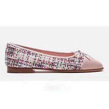 Load image into Gallery viewer, Chanel Women Ballerinas in Tweed Fabrics-Pink