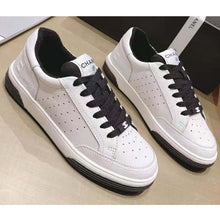 Load image into Gallery viewer, Chanel Women Calfskin Letter Flat Lace Up Runner Trainer Sneakers