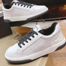 Load image into Gallery viewer, Chanel Women Calfskin Letter Flat Lace Up Runner Trainer Sneakers