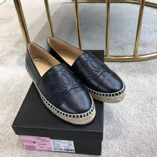 Load image into Gallery viewer, Chanel Women Espadrilles in Lambskin Leather-Black