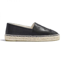 Load image into Gallery viewer, Chanel Women Espadrilles in Lambskin Leather-Black