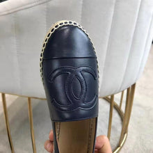 Load image into Gallery viewer, Chanel Women Espadrilles in Lambskin Leather-Black