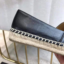 Load image into Gallery viewer, Chanel Women Espadrilles in Lambskin Leather-Black