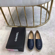 Load image into Gallery viewer, Chanel Women Espadrilles in Lambskin Leather-Black