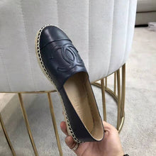 Load image into Gallery viewer, Chanel Women Espadrilles in Lambskin Leather-Black