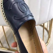 Load image into Gallery viewer, Chanel Women Espadrilles in Lambskin Leather-Black