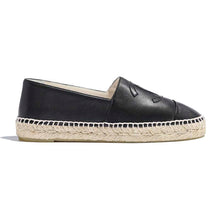 Load image into Gallery viewer, Chanel Women Espadrilles in Lambskin Leather-Black