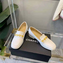 Load image into Gallery viewer, Chanel Women Loafers Lambskin Ivory 1.5 cm Heel