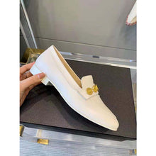 Load image into Gallery viewer, Chanel Women Loafers Lambskin Ivory 1.5 cm Heel