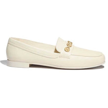Load image into Gallery viewer, Chanel Women Loafers Lambskin Ivory 1.5 cm Heel