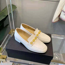 Load image into Gallery viewer, Chanel Women Loafers Lambskin Ivory 1.5 cm Heel