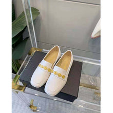 Load image into Gallery viewer, Chanel Women Loafers Lambskin Ivory 1.5 cm Heel