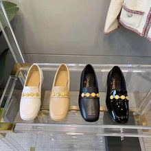 Load image into Gallery viewer, Chanel Women Loafers Lambskin Ivory 1.5 cm Heel