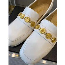 Load image into Gallery viewer, Chanel Women Loafers Lambskin Ivory 1.5 cm Heel