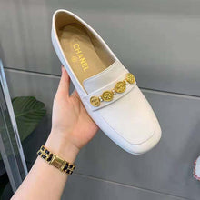 Load image into Gallery viewer, Chanel Women Loafers Lambskin Ivory 1.5 cm Heel