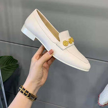 Load image into Gallery viewer, Chanel Women Loafers Lambskin Ivory 1.5 cm Heel