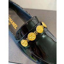Load image into Gallery viewer, Chanel Women Loafers Patent Calfskin 1.5 cm Heel-Black