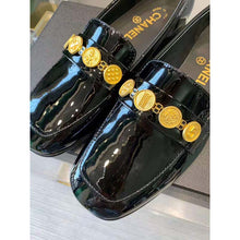 Load image into Gallery viewer, Chanel Women Loafers Patent Calfskin 1.5 cm Heel-Black