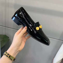 Load image into Gallery viewer, Chanel Women Loafers Patent Calfskin 1.5 cm Heel-Black