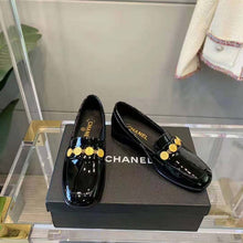 Load image into Gallery viewer, Chanel Women Loafers Patent Calfskin 1.5 cm Heel-Black