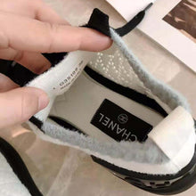 Load image into Gallery viewer, Chanel Women Mixed Fibers Sneakers 1cm Heel-Black