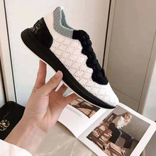Load image into Gallery viewer, Chanel Women Mixed Fibers Sneakers 1cm Heel-Black