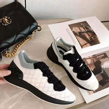 Load image into Gallery viewer, Chanel Women Mixed Fibers Sneakers 1cm Heel-Black