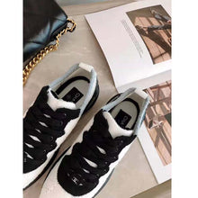 Load image into Gallery viewer, Chanel Women Mixed Fibers Sneakers 1cm Heel-Black