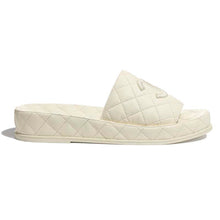 Load image into Gallery viewer, Chanel Women Mules Mules Lambskin Ecru 0.5 cm Heel