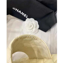 Load image into Gallery viewer, Chanel Women Mules Mules Lambskin Ecru 0.5 cm Heel
