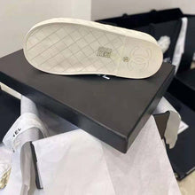 Load image into Gallery viewer, Chanel Women Mules Mules Lambskin Ecru 0.5 cm Heel