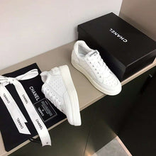 Load image into Gallery viewer, Chanel Women Sneakers Calfskin White