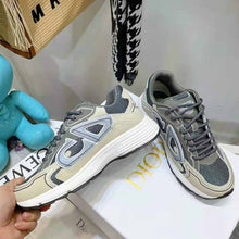 Load image into Gallery viewer, Dior Men B30 Sneaker Gray Mesh and White Technical Fabric