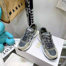 Load image into Gallery viewer, Dior Men B30 Sneaker Gray Mesh and White Technical Fabric