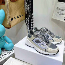 Load image into Gallery viewer, Dior Men B30 Sneaker Gray Mesh and White Technical Fabric
