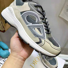 Load image into Gallery viewer, Dior Men B30 Sneaker Gray Mesh and White Technical Fabric