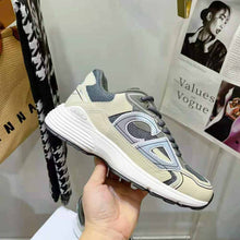 Load image into Gallery viewer, Dior Men B30 Sneaker Gray Mesh and White Technical Fabric