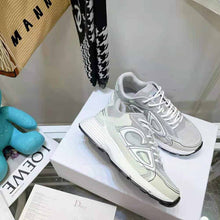 Load image into Gallery viewer, Dior Men B30 Sneaker Olive Mesh and Cream Technical Fabric