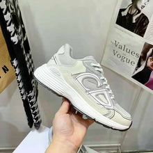 Load image into Gallery viewer, Dior Men B30 Sneaker Olive Mesh and Cream Technical Fabric