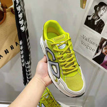 Load image into Gallery viewer, Dior Men B30 Sneaker Yellow Mesh and White Technical Fabric