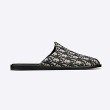 Load image into Gallery viewer, Dior Men Indior Mule Beige and Black Dior Oblique Jacquard