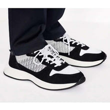 Load image into Gallery viewer, Dior Unisex B25 Runner Sneaker Black Dior Oblique Canvas and Suede