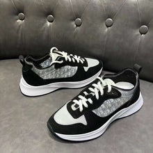 Load image into Gallery viewer, Dior Unisex B25 Runner Sneaker Black Dior Oblique Canvas and Suede